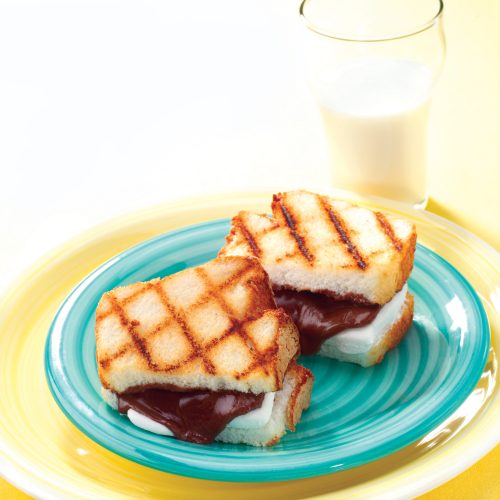 Grilled Angel Food Cake S'mores